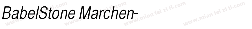 BabelStone Marchen字体转换